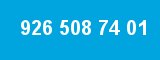 926 508 74 01